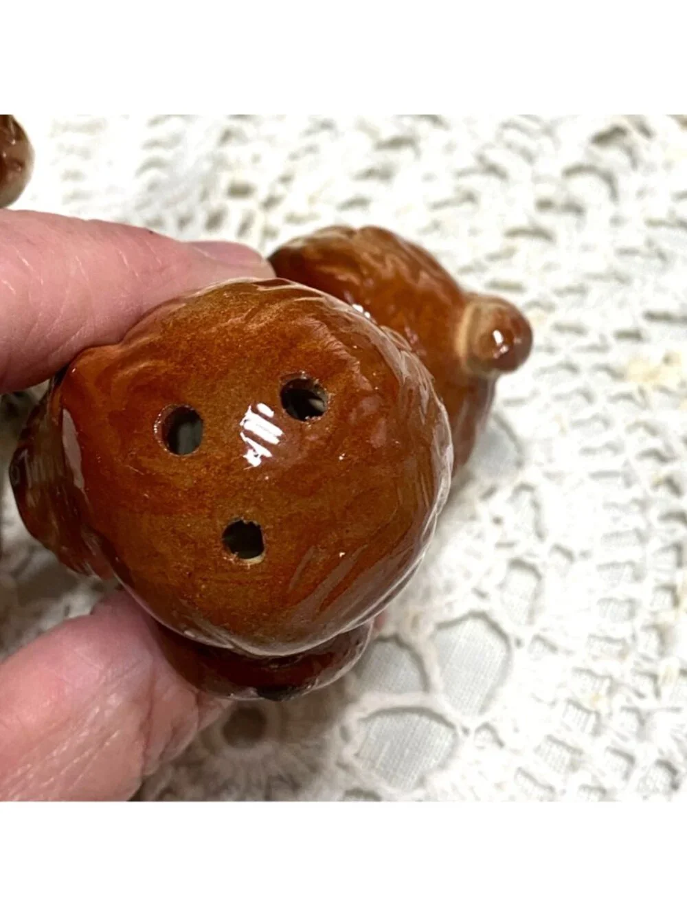 Vtg Begging Cocker Spaniel Mid-Century Salt & Pep Shakers Japan Anthropomorphic